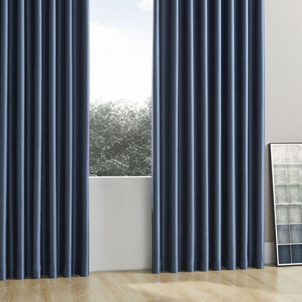 Finley Faux Satin Polyester Curtains