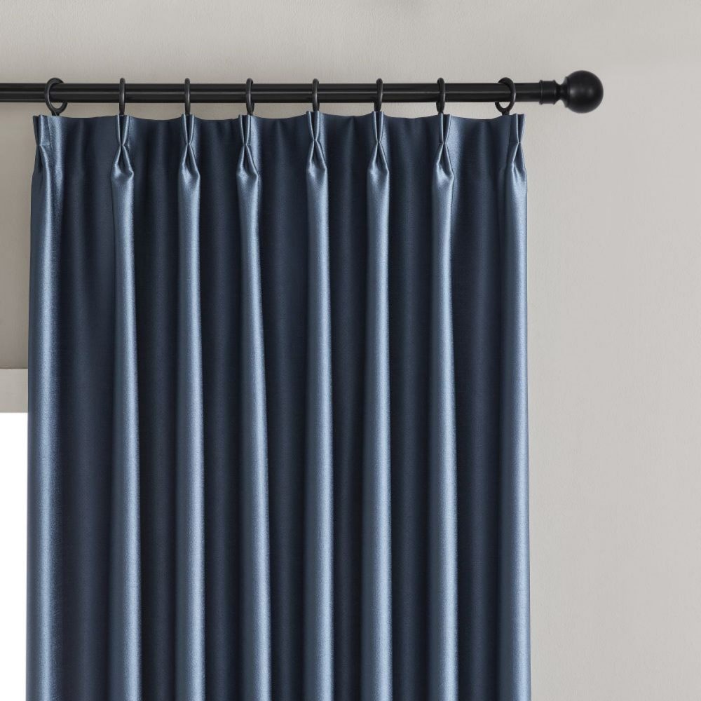 Finley Faux Satin Polyester Curtains