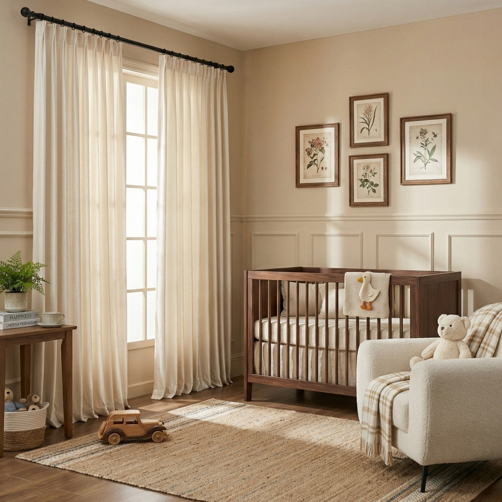 Finley Faux Satin Polyester Curtains