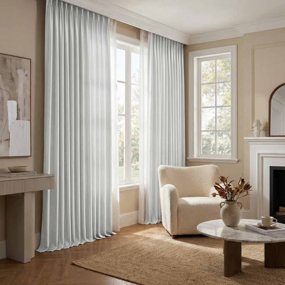 Finley Faux Satin Polyester Curtains