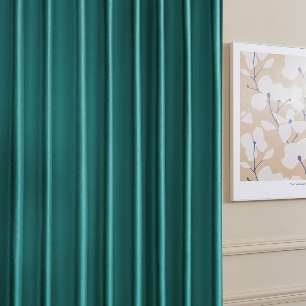 Finley Faux Satin Polyester Curtains