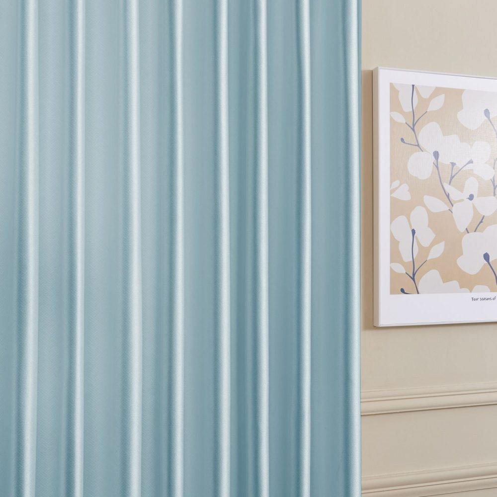 Finley Faux Satin Polyester Curtains