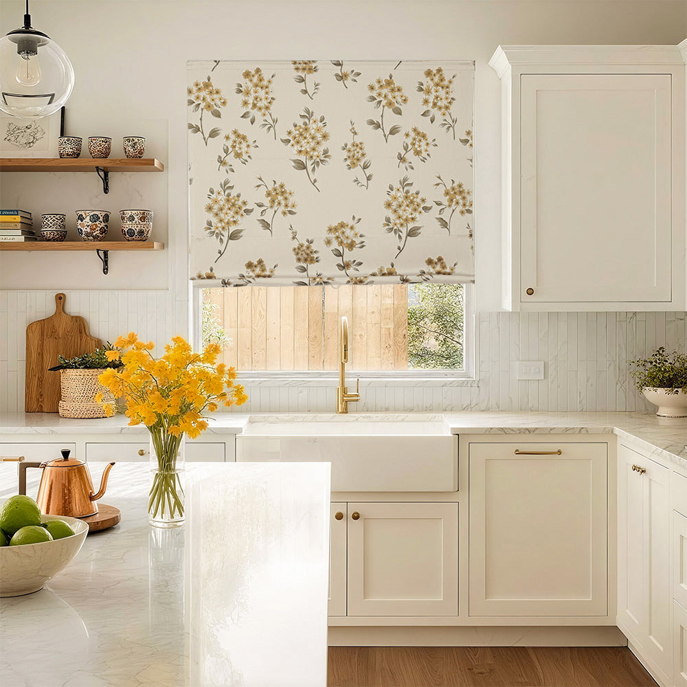 Florence Cherry Blossom Roman Shade