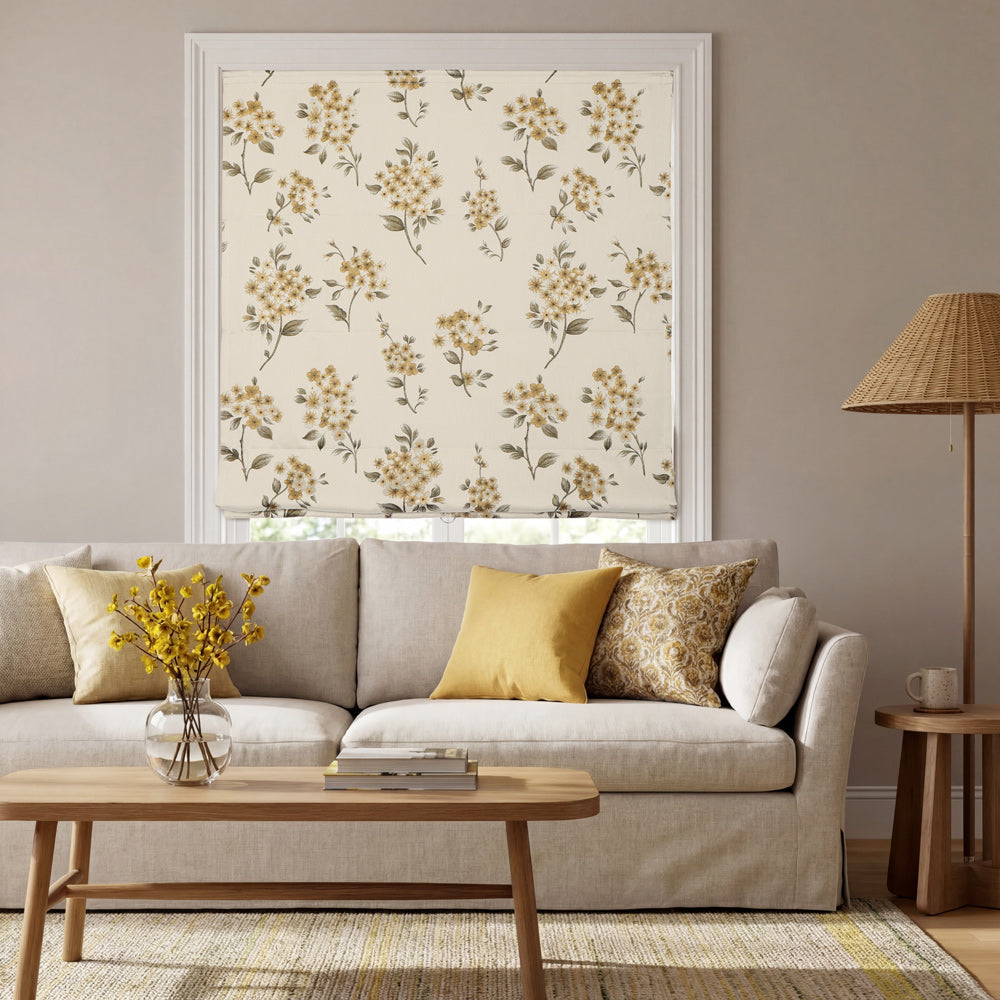 Florence Cherry Blossom Roman Shade