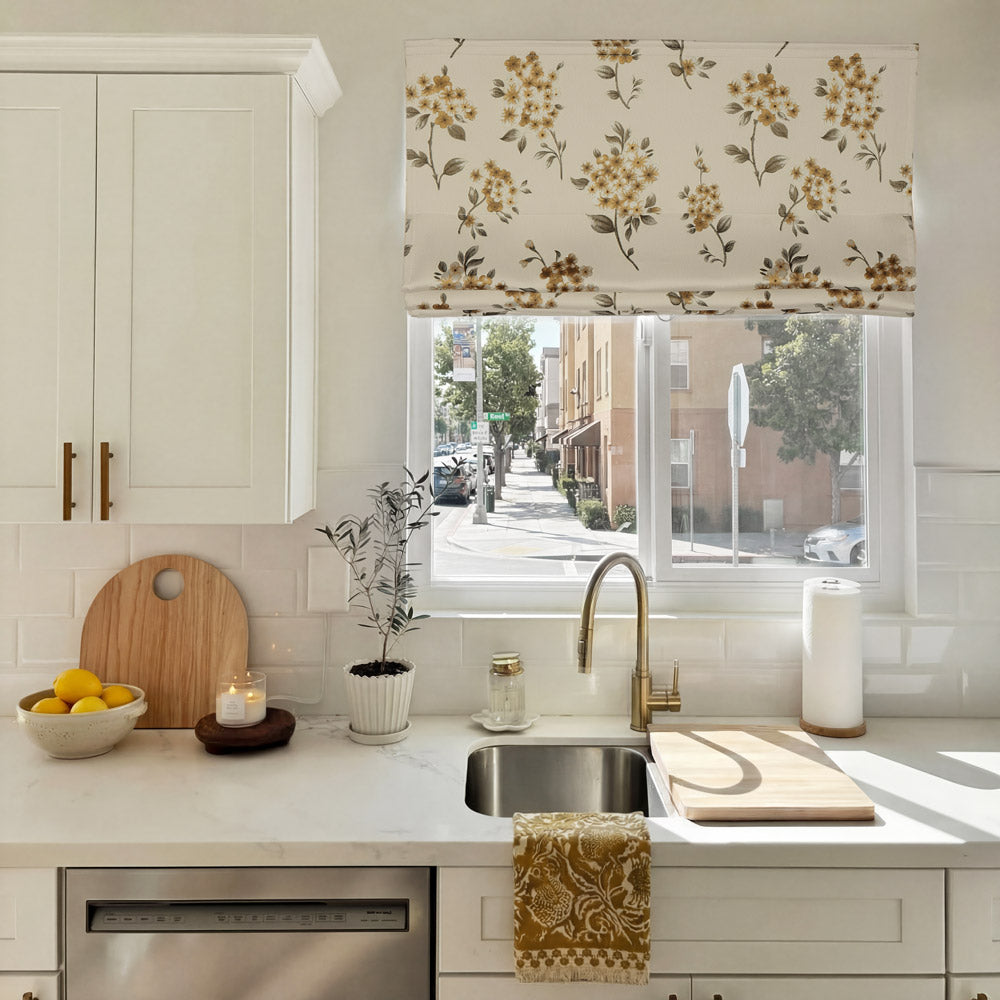 Florence Cherry Blossom Roman Shade