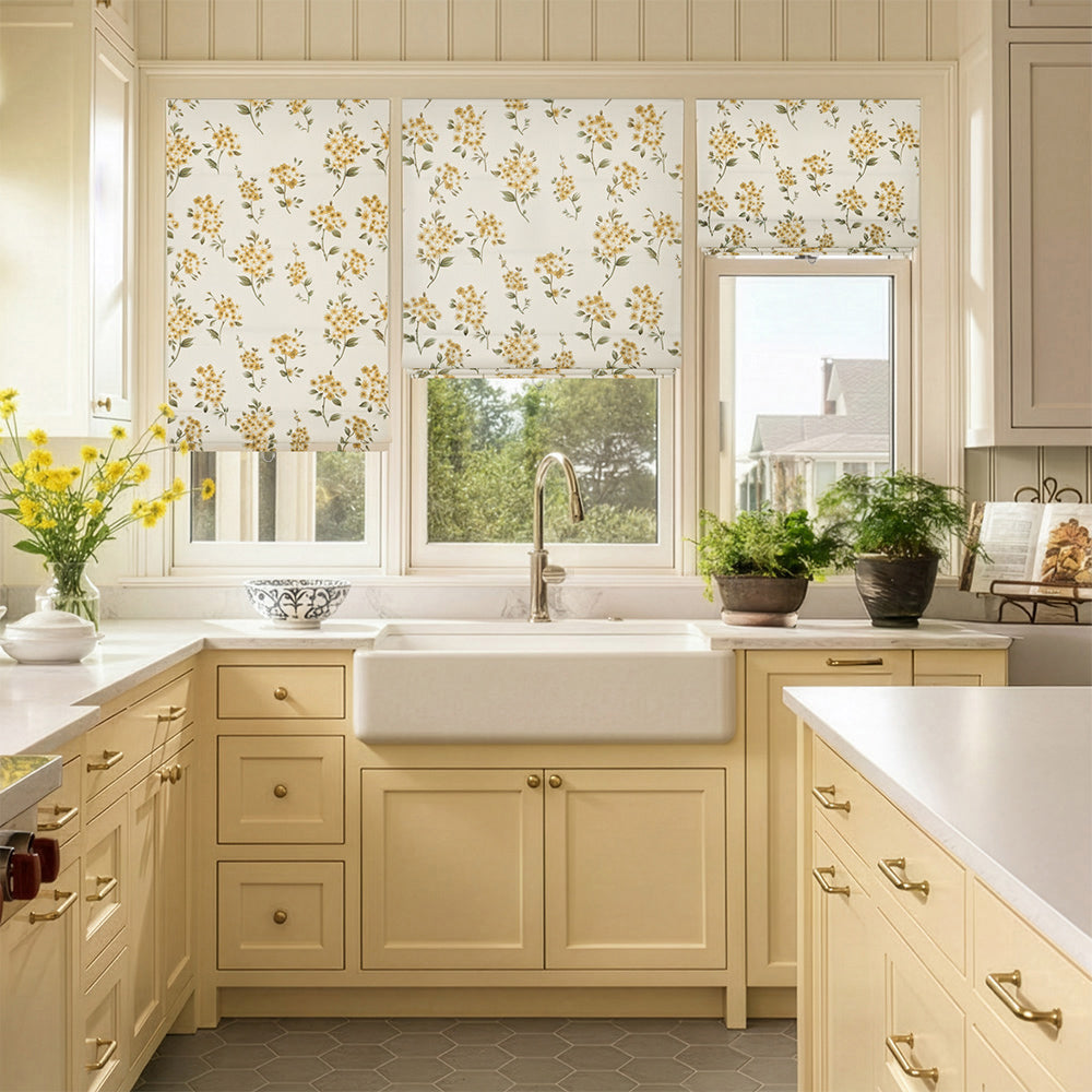 Florence Cherry Blossom Roman Shade