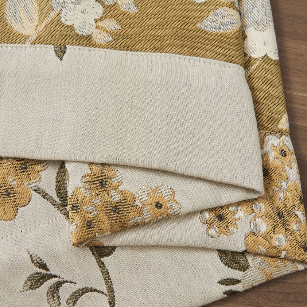 Florence Cherry Floral Room Darkening Curtains