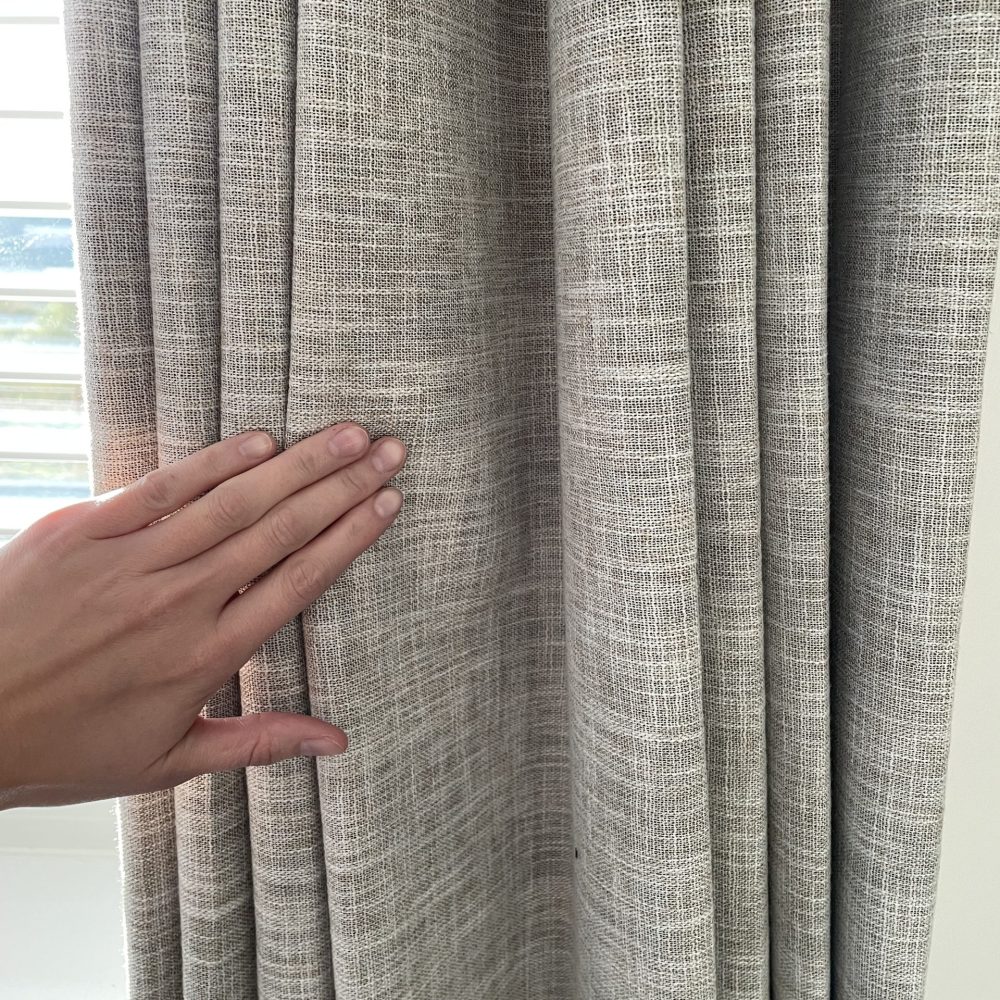 Gabriel 100% Blackout Linen Thermal Curtains