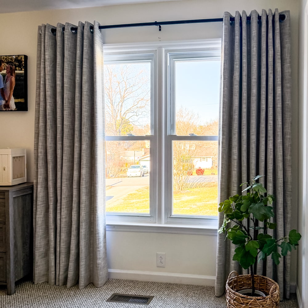 Gabriel 100% Blackout Linen Thermal Curtains