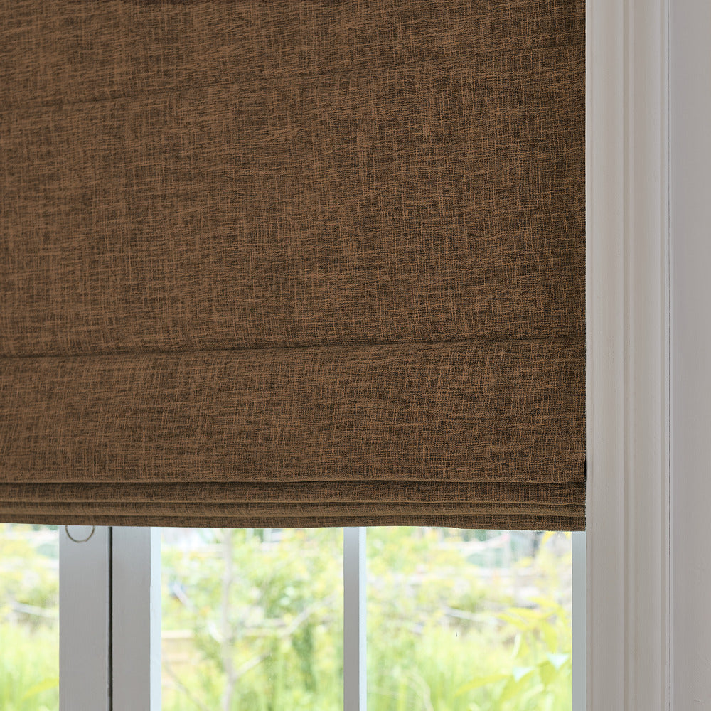 Gabriel Linen Blackout Roman Shade