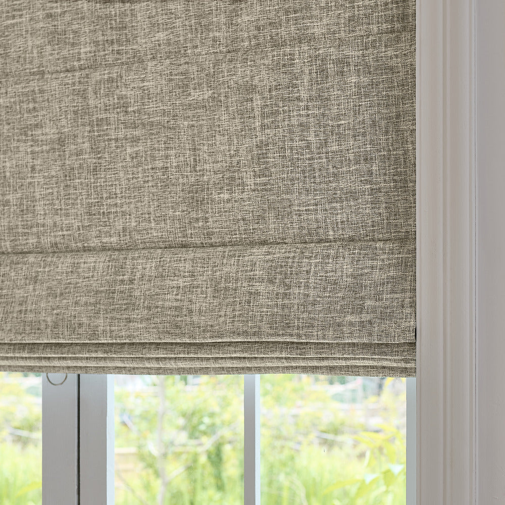 Gabriel Linen Blackout Roman Shade