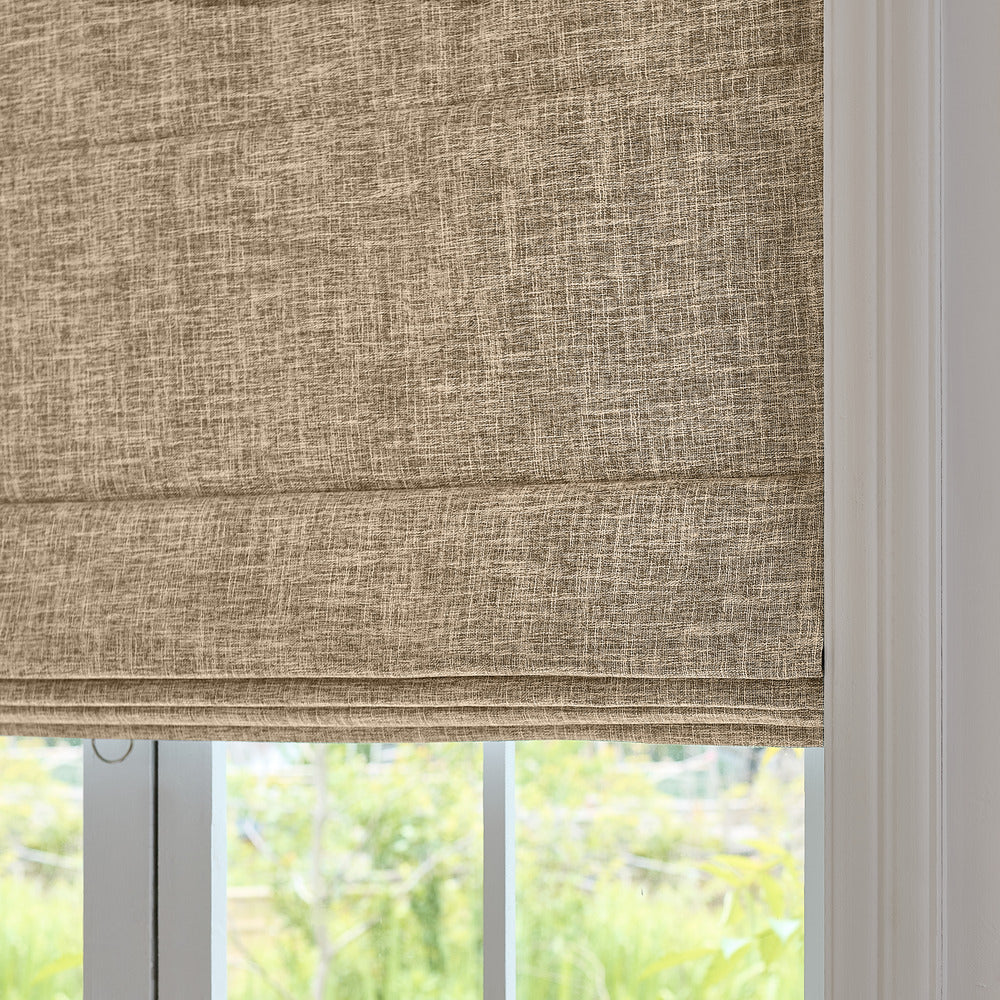 Gabriel Linen Blackout Roman Shade