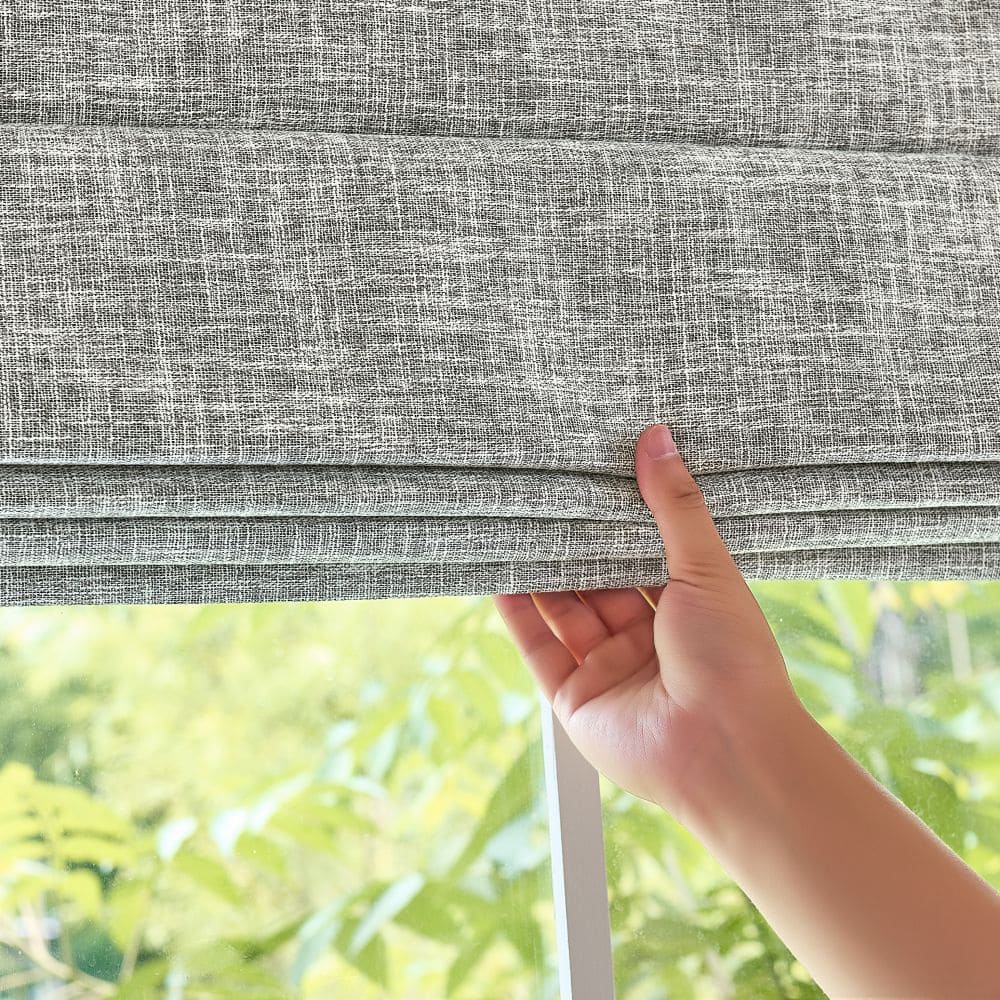 Gabriel Linen Blackout Roman Shade