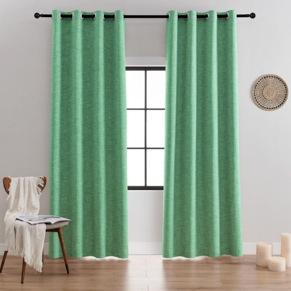Gabriel 100% Blackout Linen Thermal Curtains