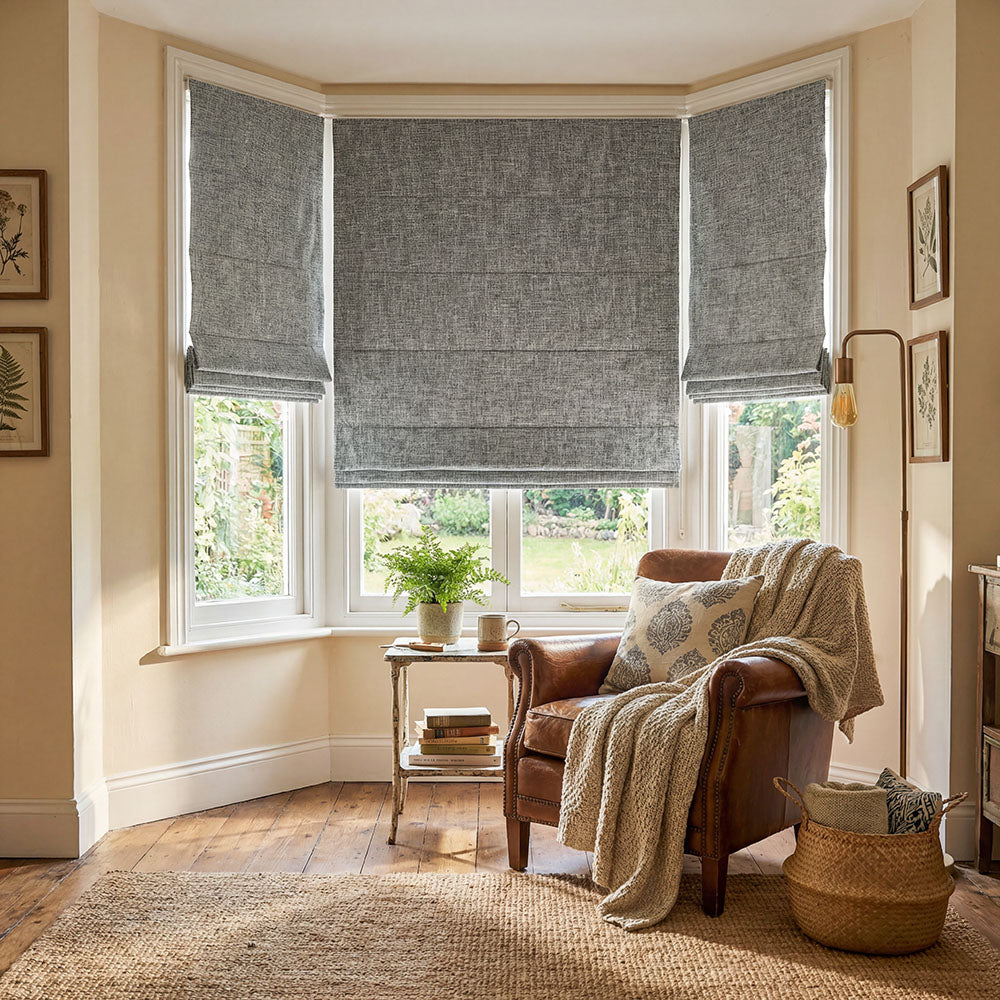 Gabriel Linen Blackout Roman Shade