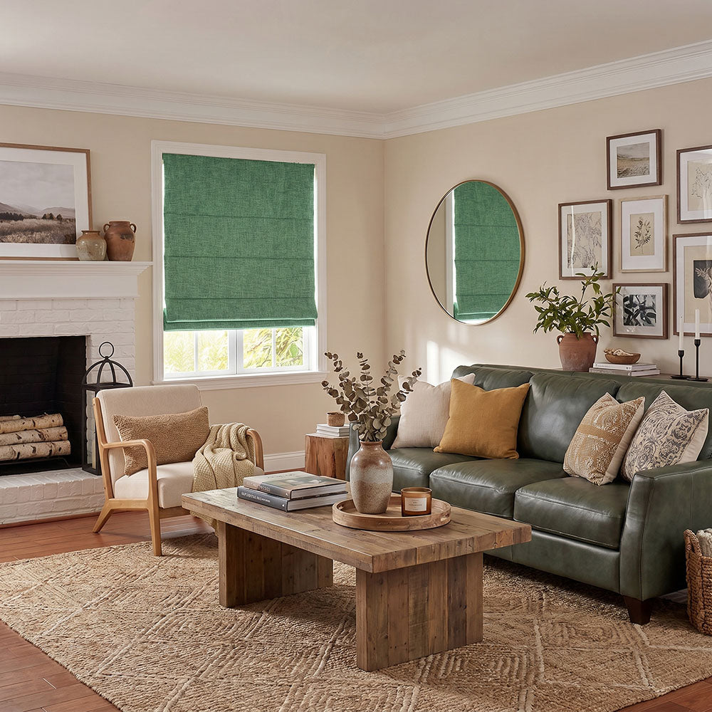 Gabriel Linen Blackout Roman Shade