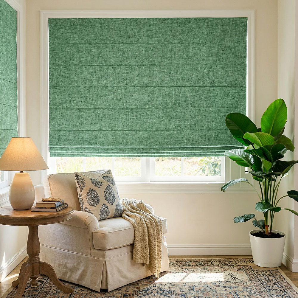 Gabriel Linen Blackout Roman Shade