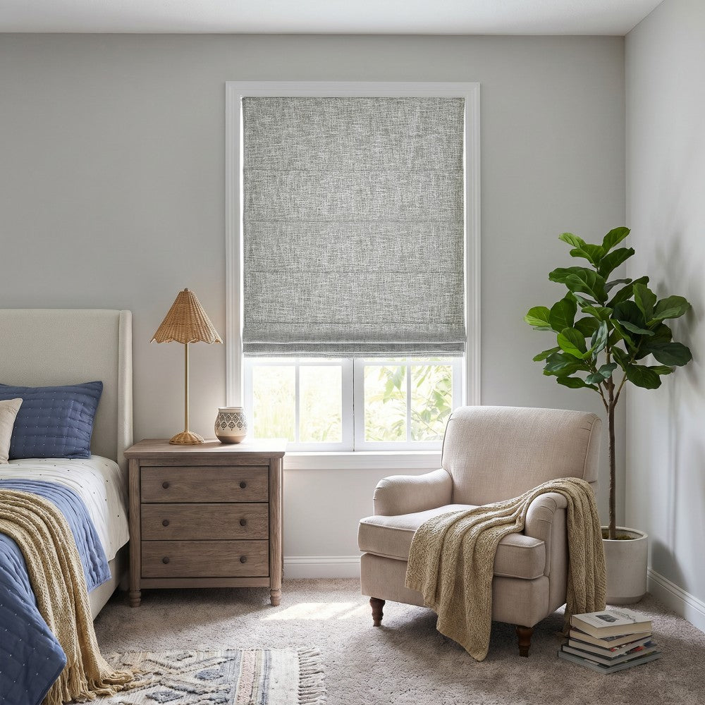 Gabriel Linen Blackout Roman Shade