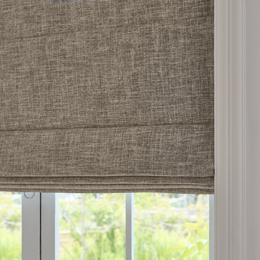 Gabriel Linen Blackout Roman Shade