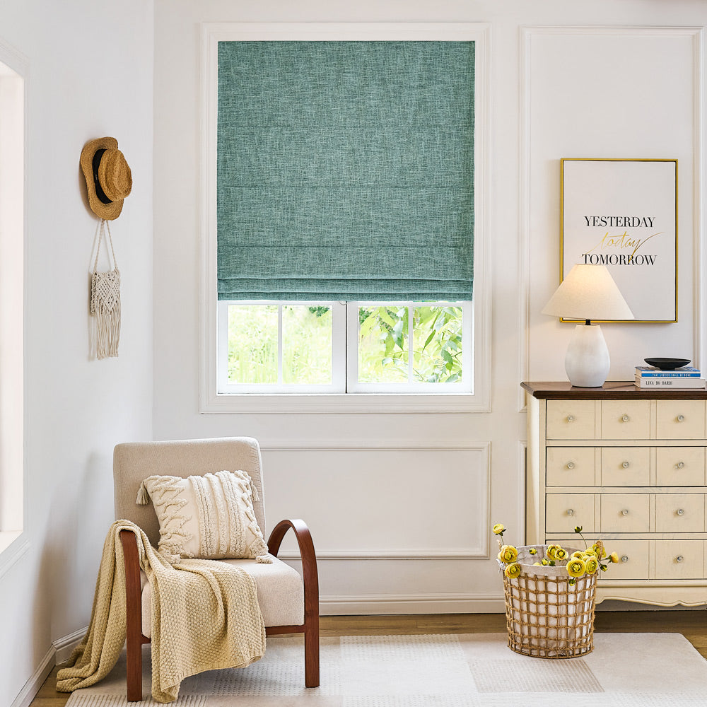 Gabriel Linen Blackout Roman Shade