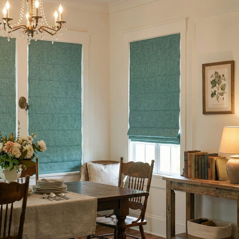 Gabriel Linen Blackout Roman Shade