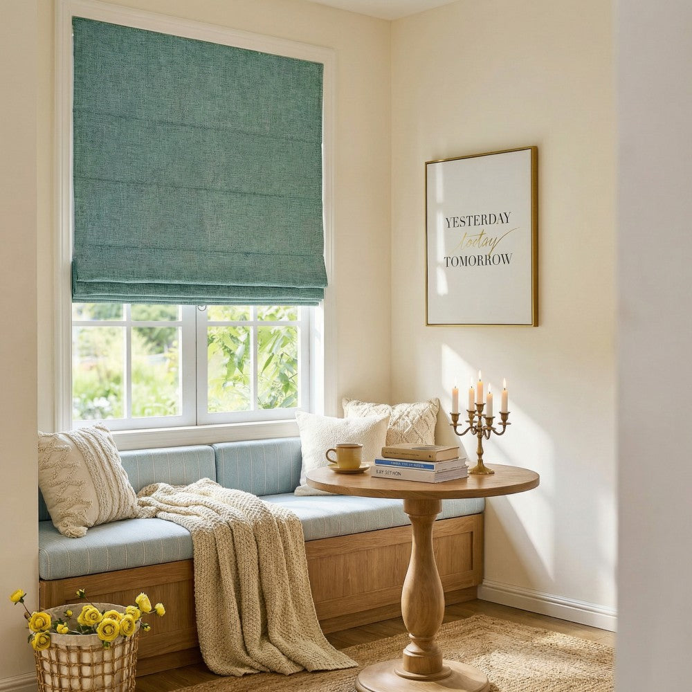 Gabriel Linen Blackout Roman Shade