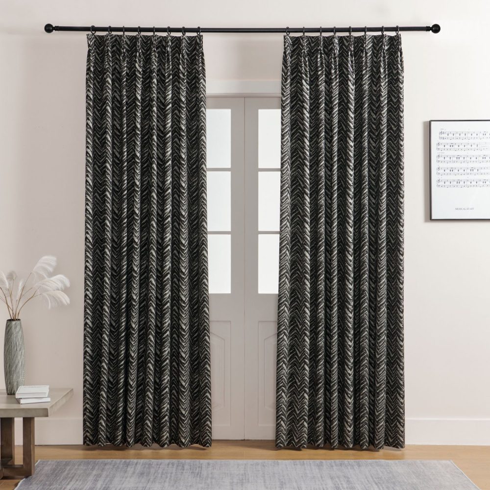 Gary Soft Herringbone Jacquard Curtains