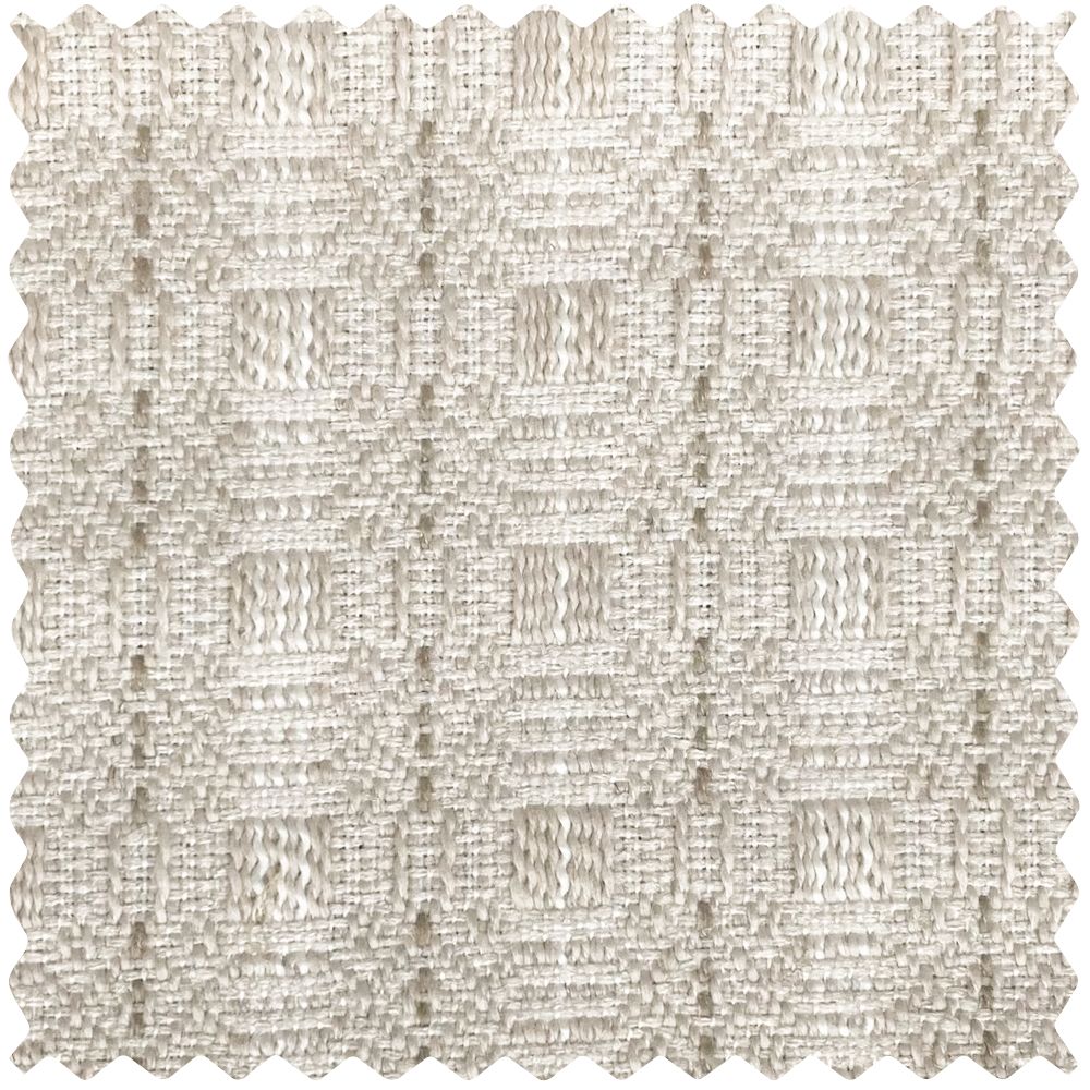 Giada Geometric Woven Pattern Linen Curtains