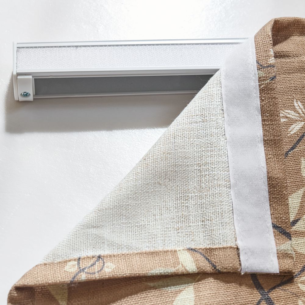 Gina Beige Floral Roman Shade