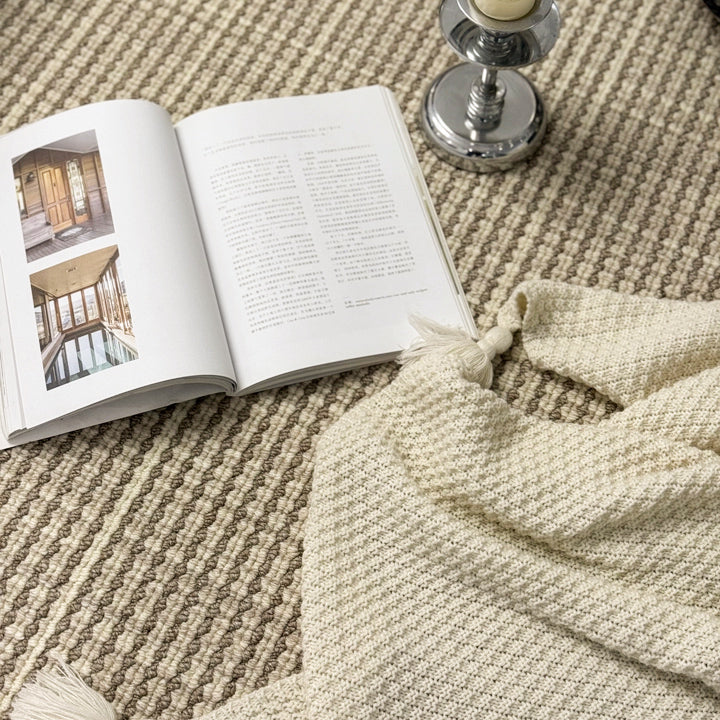 Giverny Texture Loop Weave Custom Wool Rug