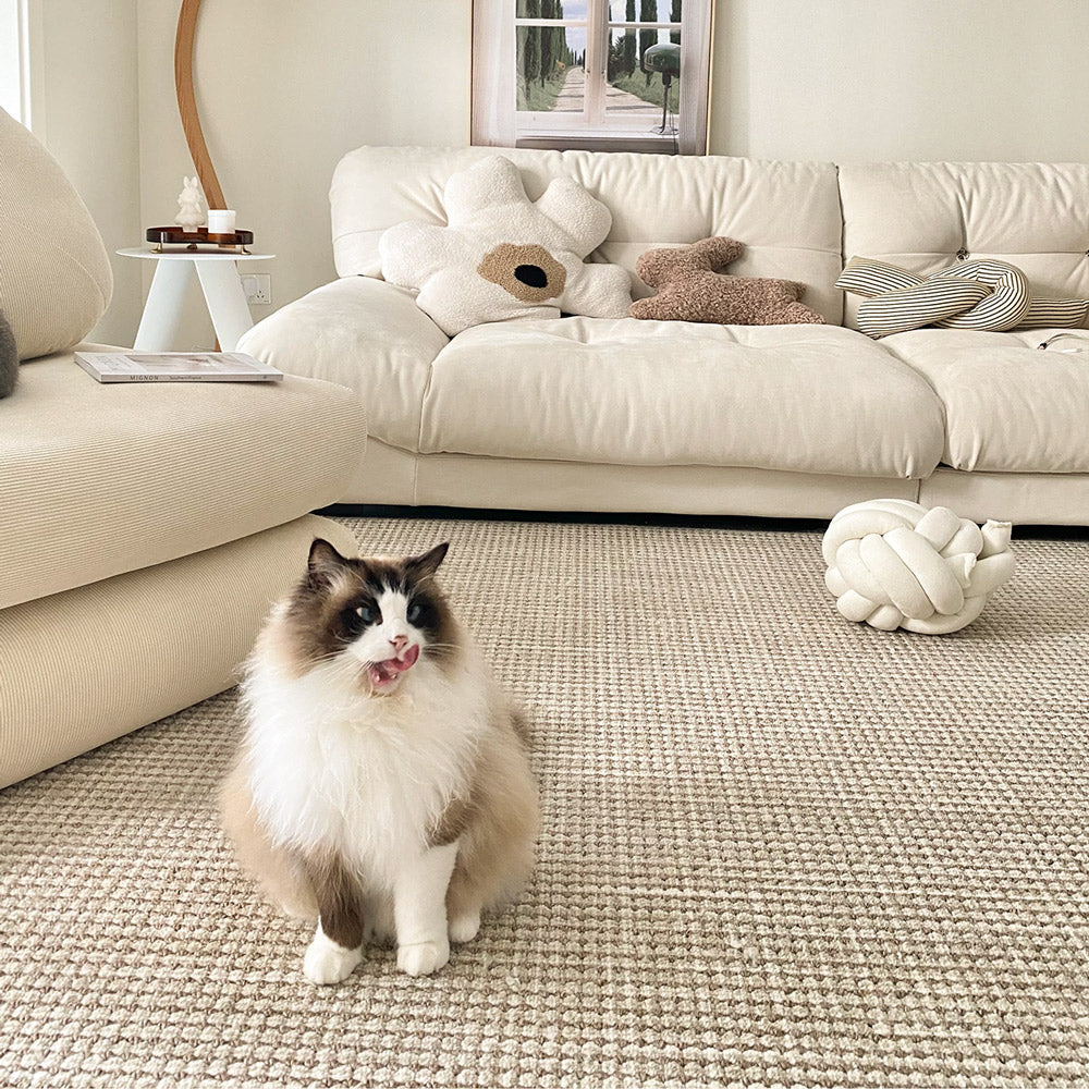 Giverny Texture Loop Weave Custom Wool Rug