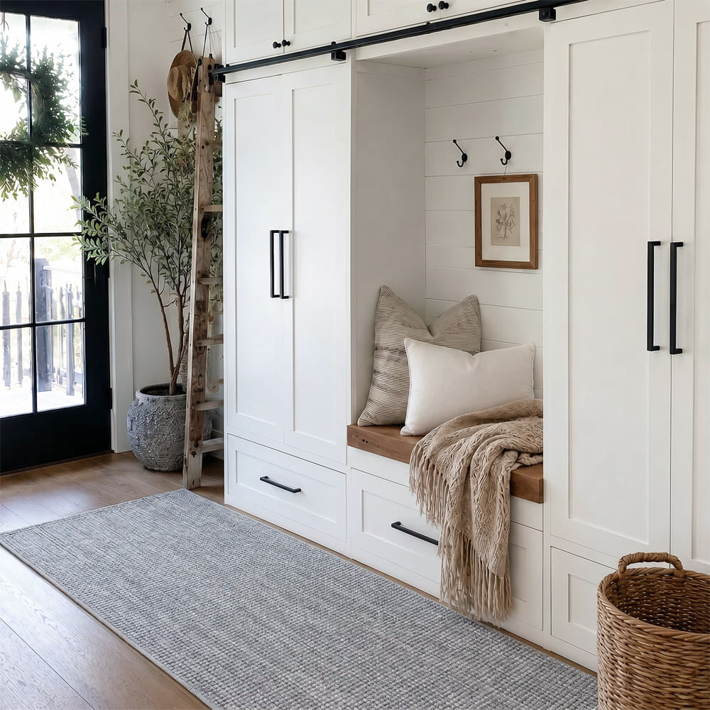 Giverny Texture Loop Weave Custom Wool Rug