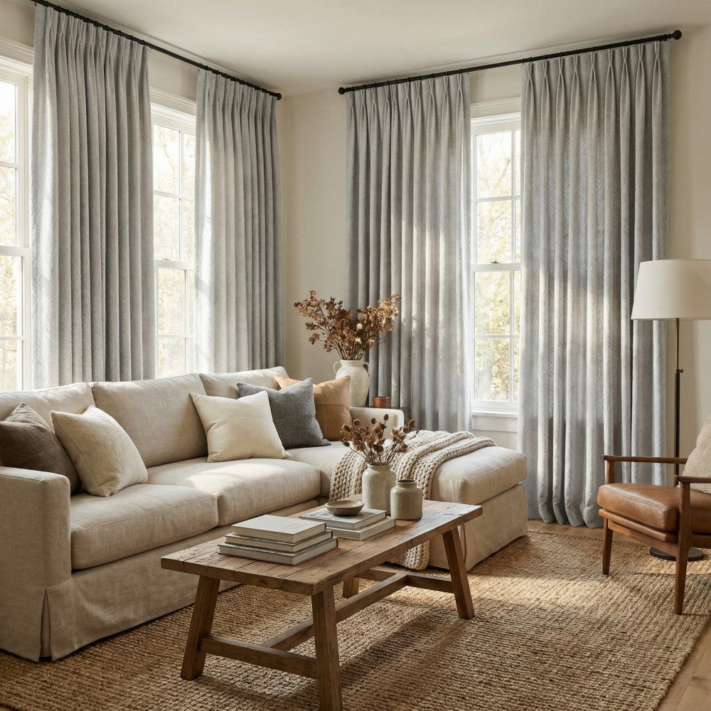 Grace Delicate Diamond Custom Curtains