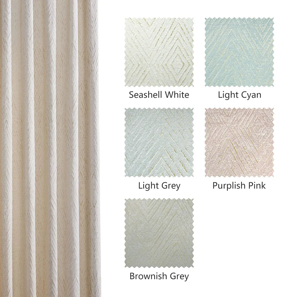Grace Delicate Diamond Custom Curtains