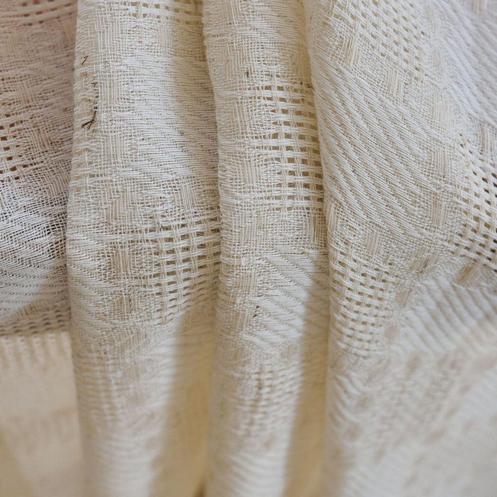 Harlow Plaid Textured Linen Sheer Curtains