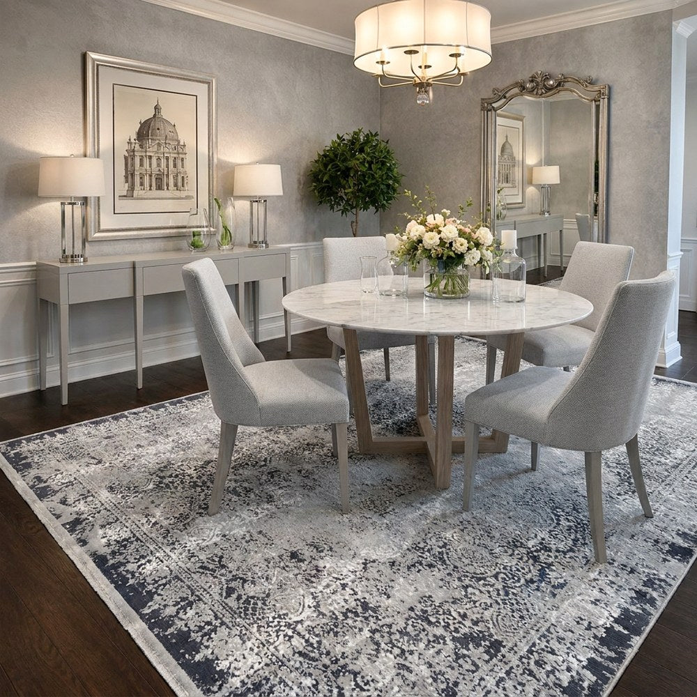 Hayes Faded Vintage Medallion Area Rug