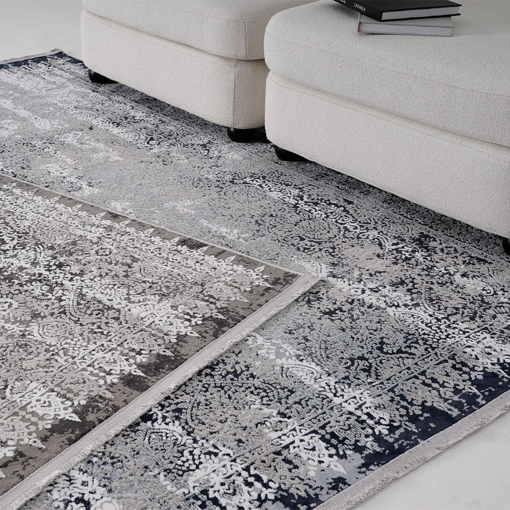 Hayes Turkish Faded Vintage Medallion Area Rug
