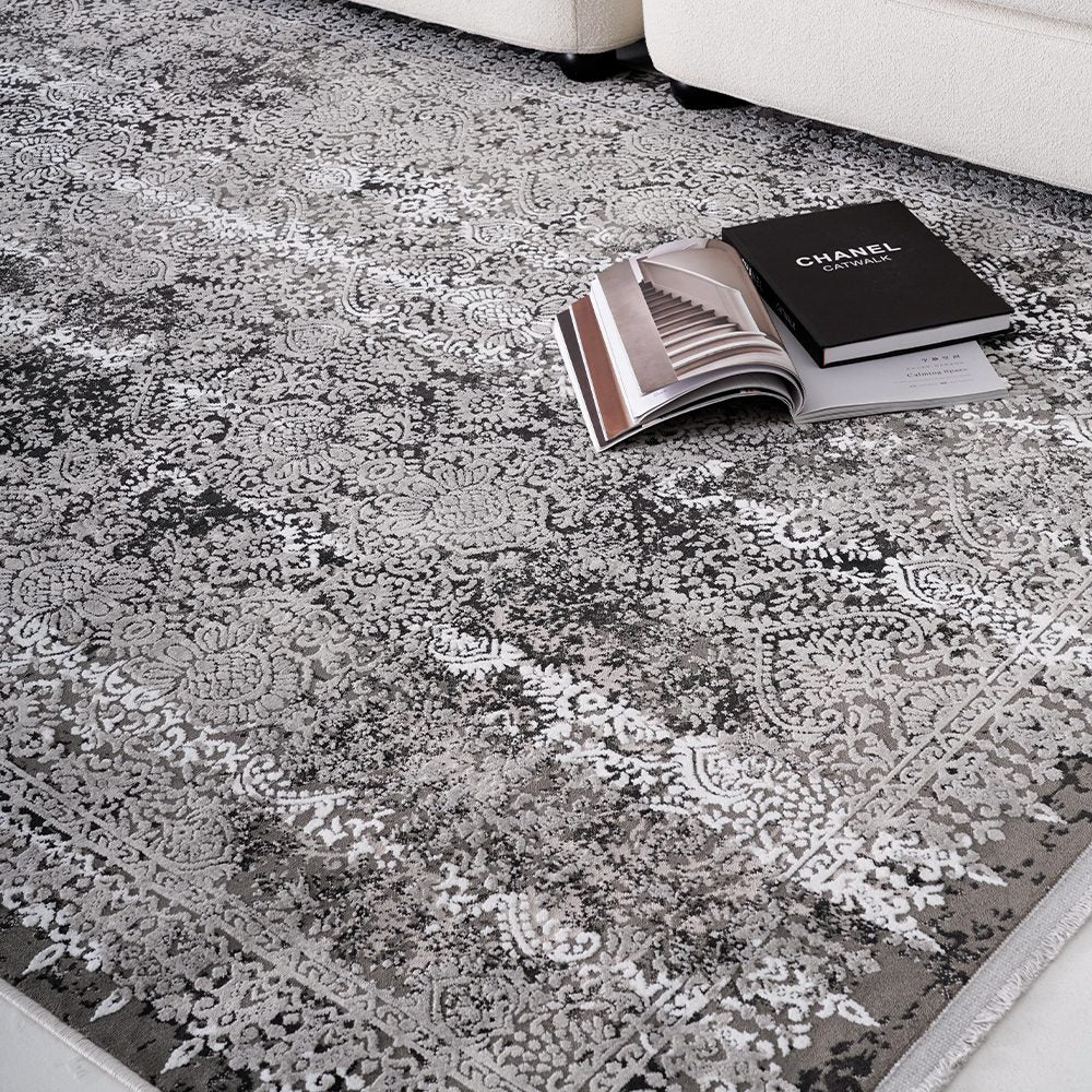 Hayes Turkish Faded Vintage Medallion Area Rug