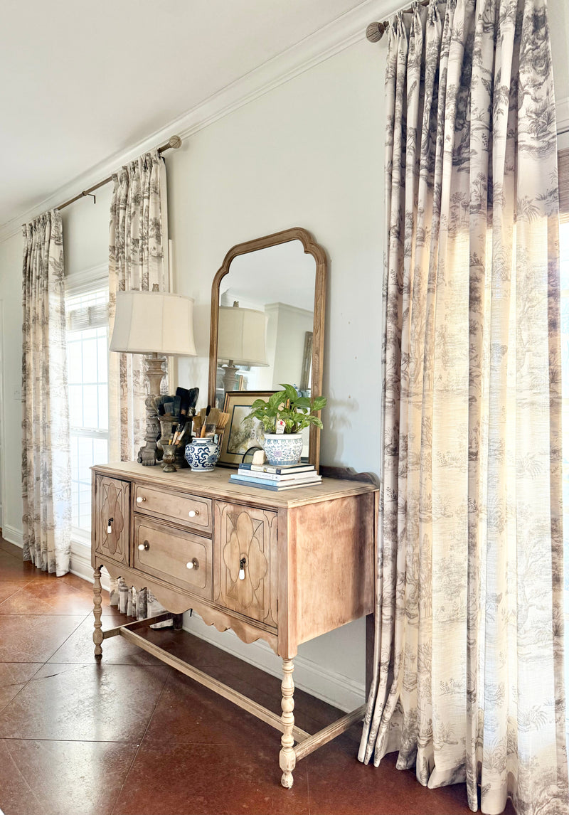 Daphne - Lovely Toile curtains!