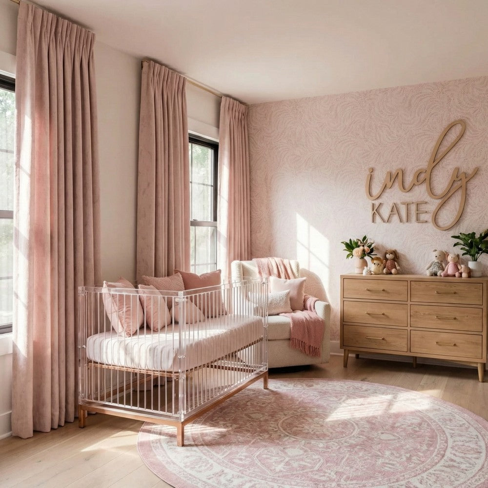 Iris Chenille-like Subtle Damask Curtains