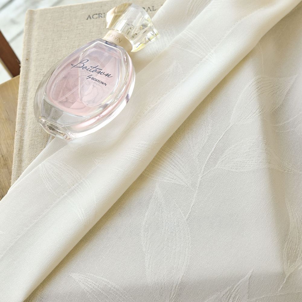 Ivy Vine Leaf Cotton Sheer Curtains