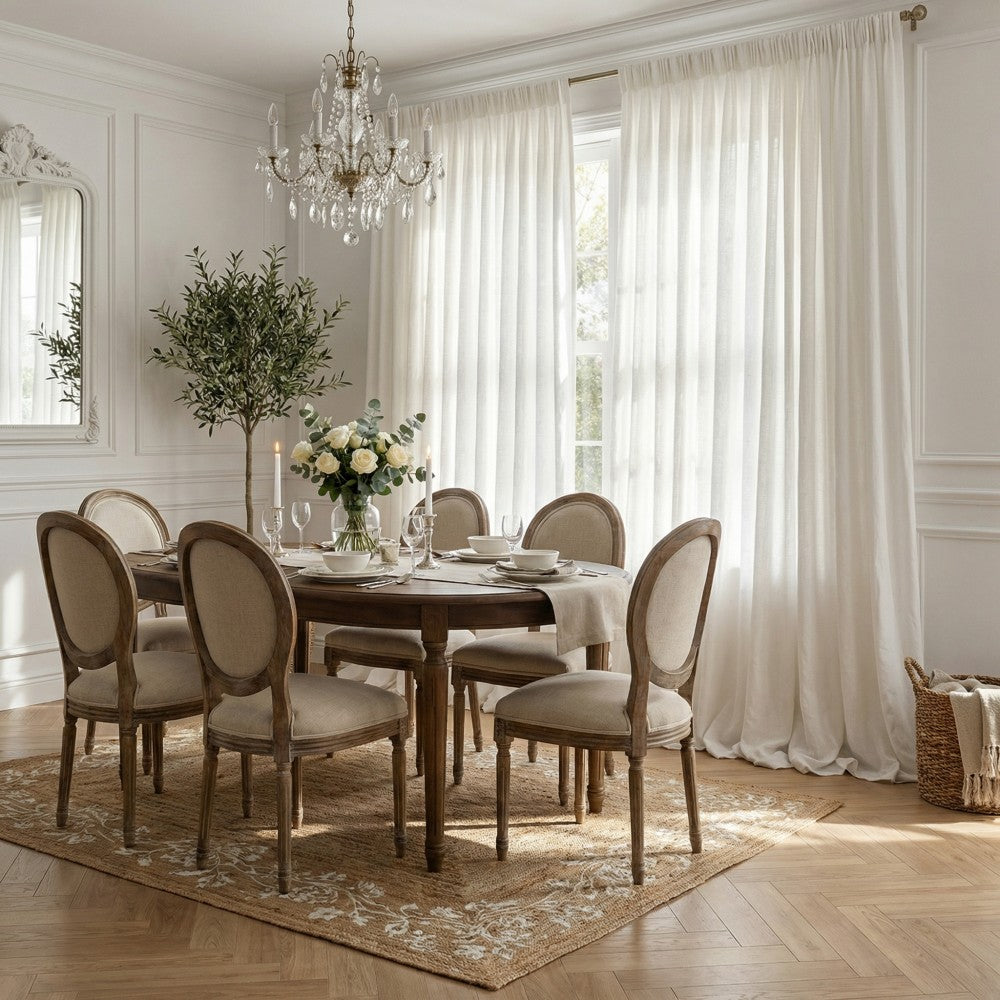 Joy Silky Phantom Sheer Curtains