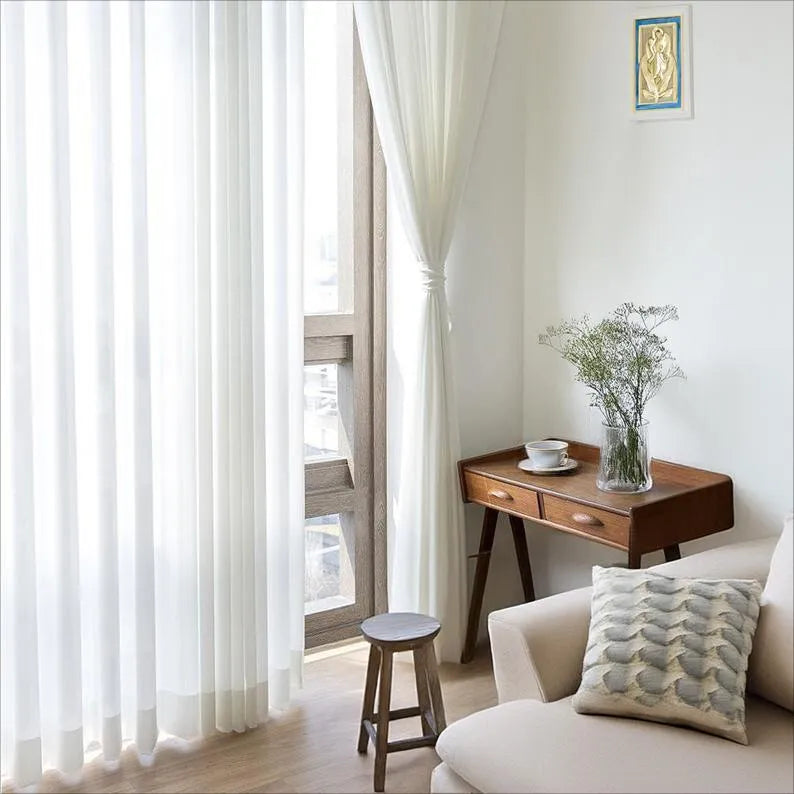 Joy Silky Phantom Sheer Curtains