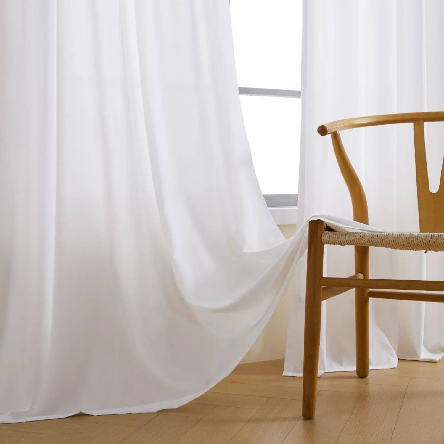 Joy Silky Phantom Sheer Curtains