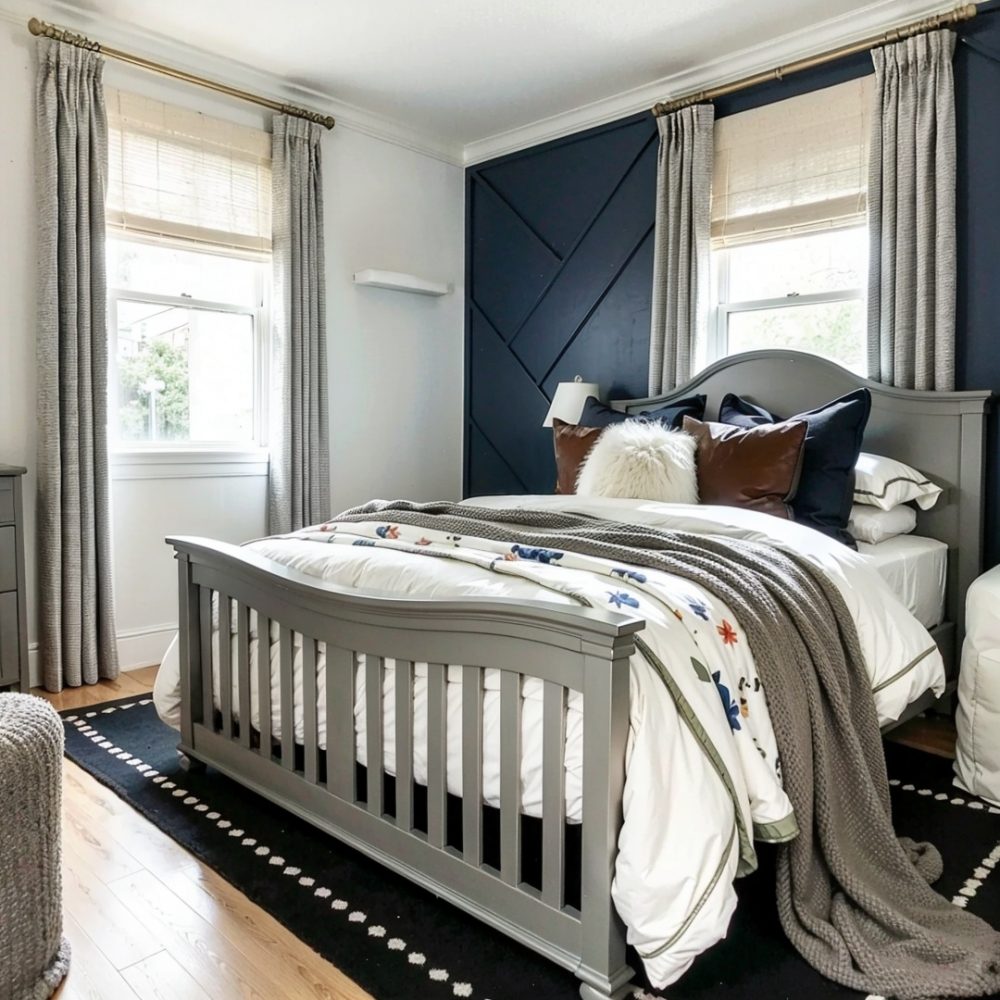 Juno Wood Grain Rough Textured Curtains