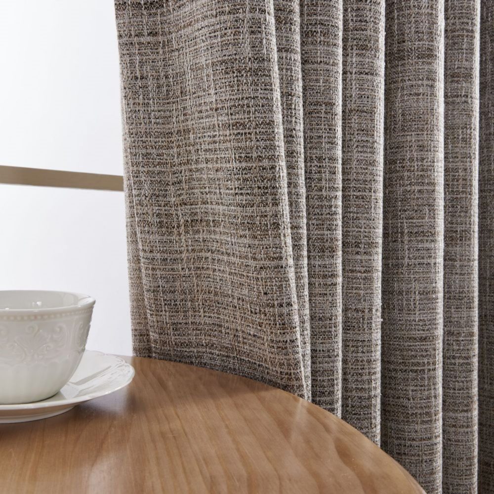 Juno Wood Grain Rough Textured Curtains