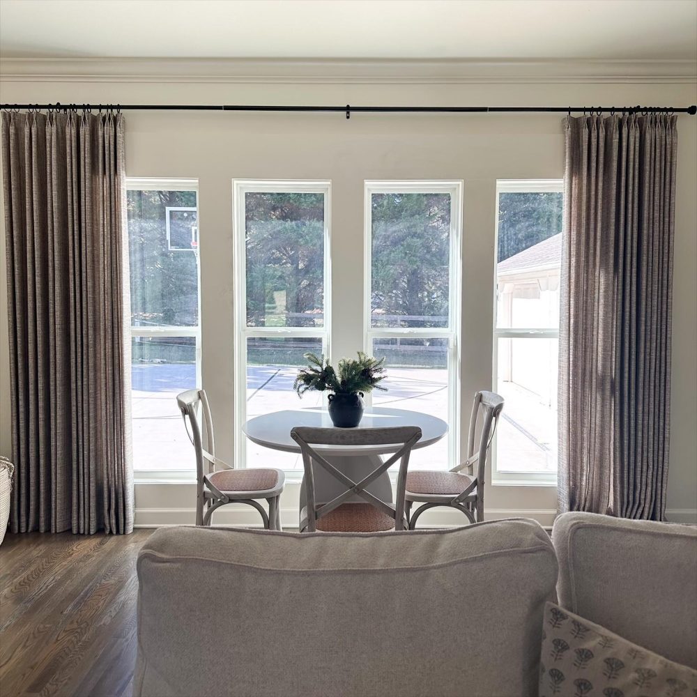 Juno Wood Grain Rough Textured Curtains