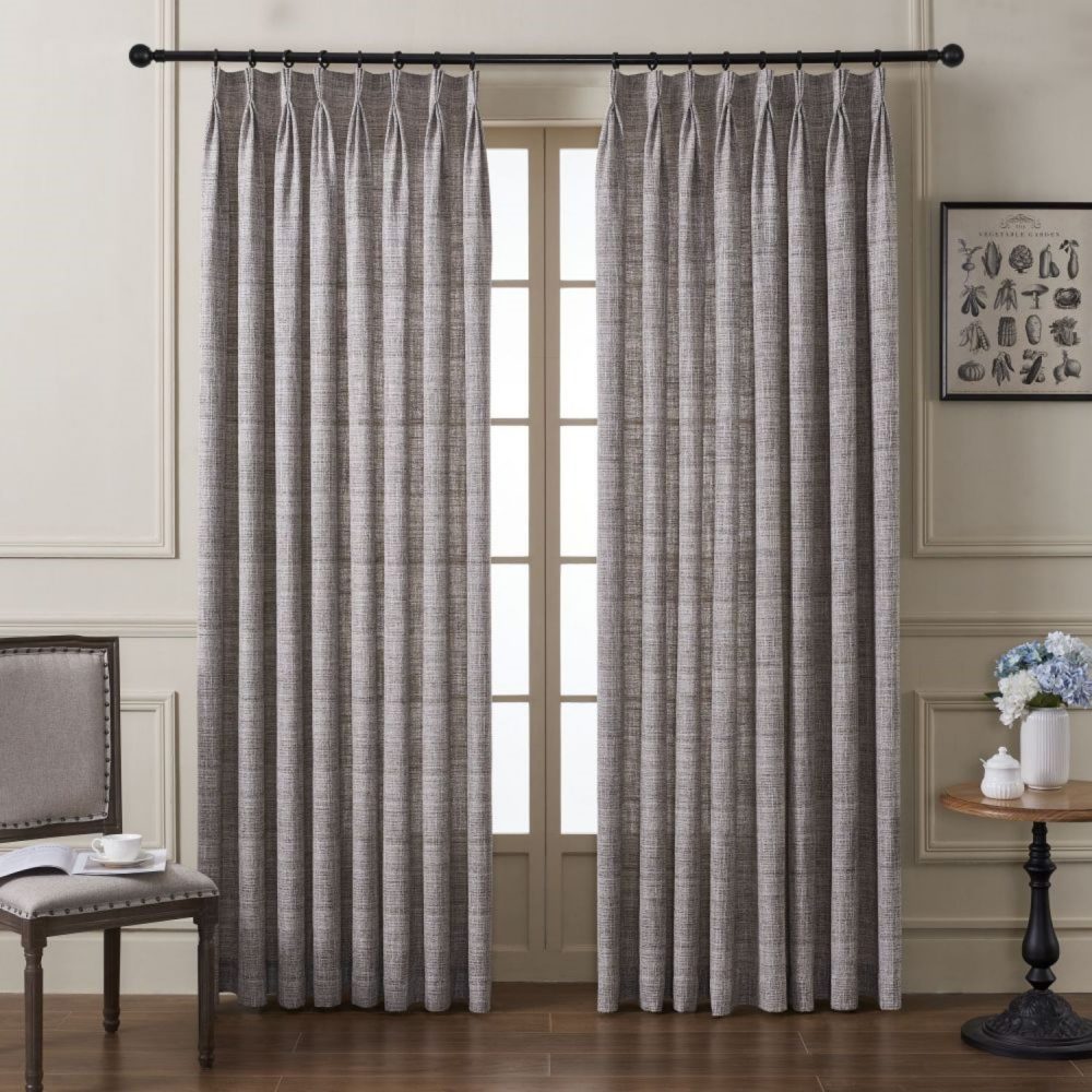 Juno Wood Grain Rough Textured Curtains