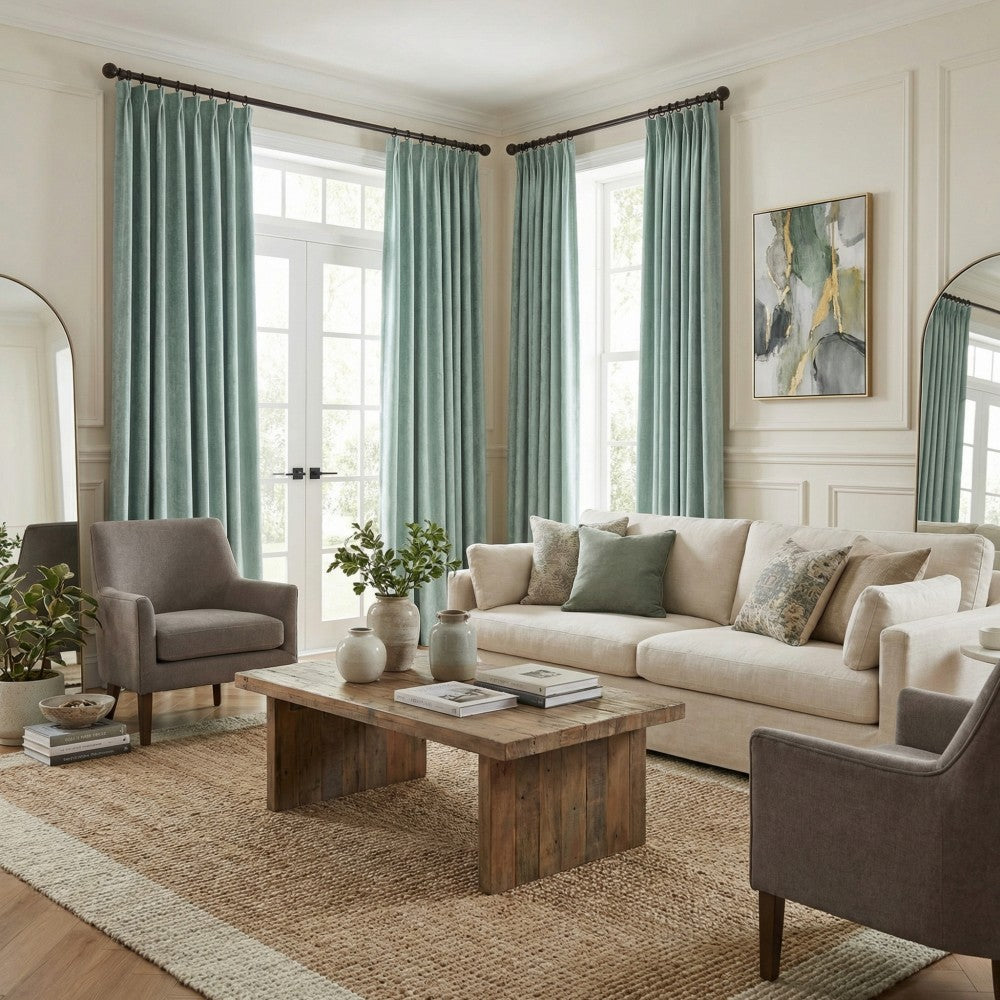 Kai Abstract Textured Curtains