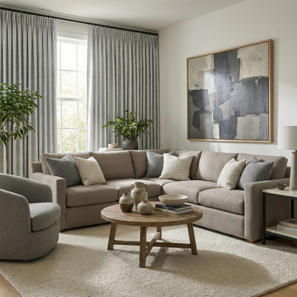 Kai Abstract Textured Curtains